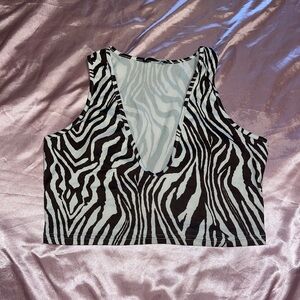 Zebra top